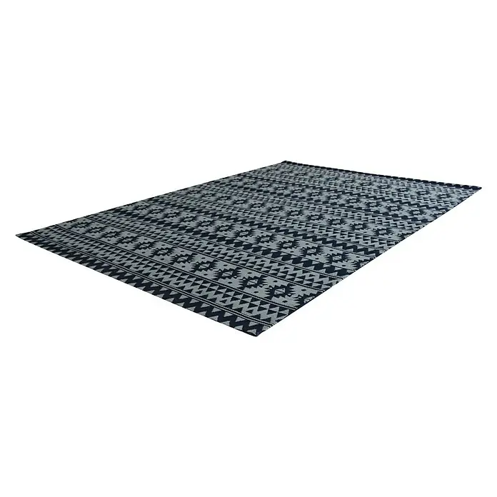 Kayoom Teppich Sunny 200 - Blau, L x B: 170 x 120 cm, 100% Polyester - Ansicht von oben