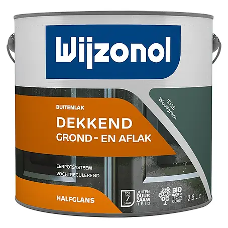 Wijzonol  Kleurlak Dekkend Halfglans 9325 Woudgroen