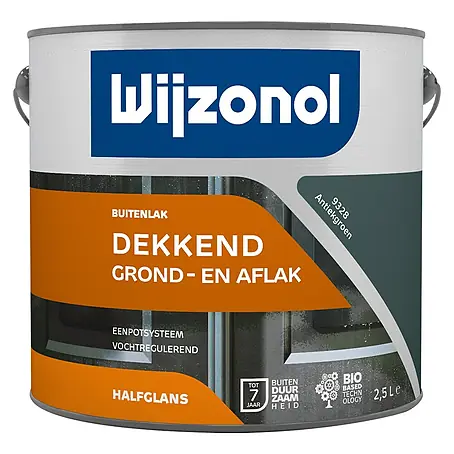 Wijzonol  Kleurlak Dekkend Halfglans 9328 Antiekgroen