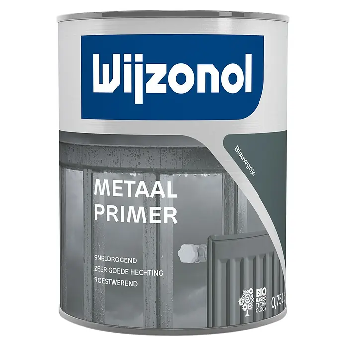 Wijzonol Metaalprimer Grijs - Grijs, 750 ml - Vooraanzicht