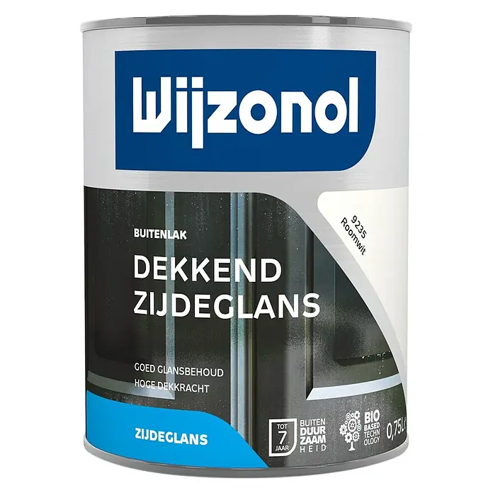Wijzonol Kleurlak Dekkend Zijdeglans 9235 Roomwit - Roomwit, Zijdeglans - Vooraanzicht