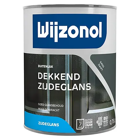 Wijzonol  Kleurlak Dekkend Zijdeglans 9450 Zwart