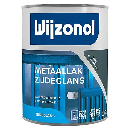 Wijzonol  Metaallak Zijdeglans 9226 Koningsblauw