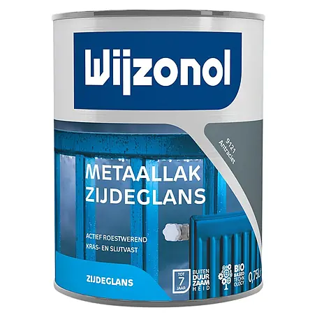 Wijzonol  Metaallak Zijdeglans RAL 9121 Antraciet