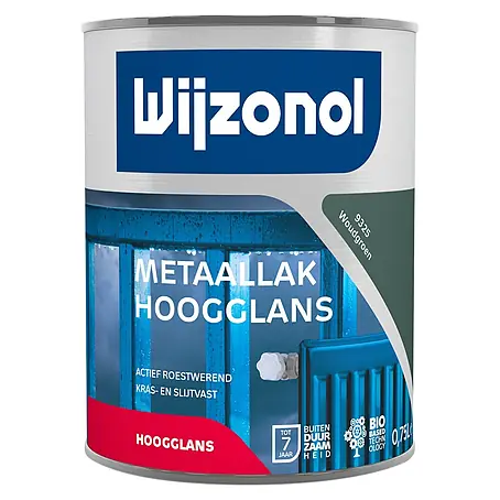 Wijzonol  Metaallak Hoogglans RAL 9325 Woudgroen