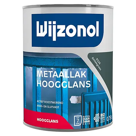 Wijzonol  Metaallak Hoogglans RAL 9328 Antiekgroen
