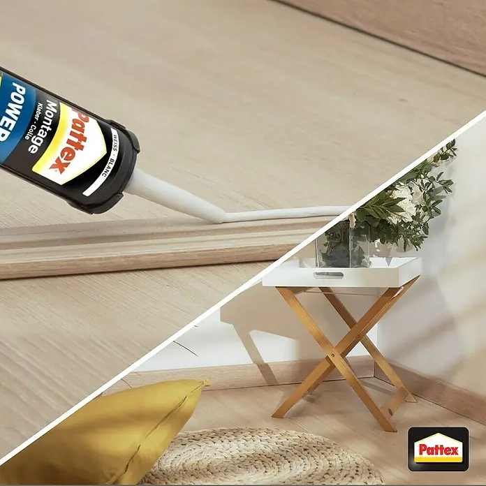 Pattex Montagekleber Power - 370 g, Kartusche - Anwendungsbeispiel