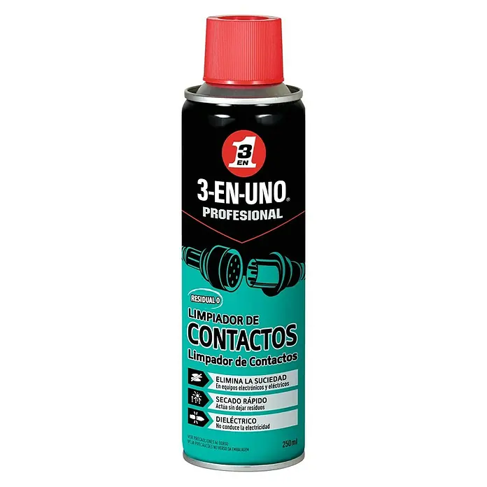 3 en 1 Limpiador de contactos - Apto para: Contactos electrónicos, 250 ml