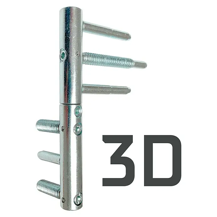 Splendoor Haustür Thermodoor PLUS SPL - 110 x 210 cm, DIN Anschlag: Rechts, Weiß - Diagonale Ansicht