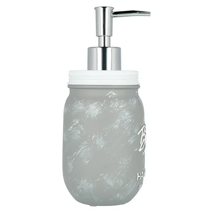 Venus Bath Seifenspender - Polyresin, Weiß/Grau - Rechte Seitenansicht