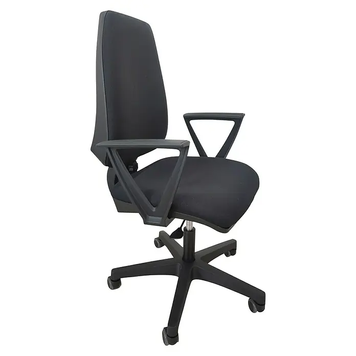 Silla de oficina AdaptaPro - Negro, Reposabrazos - Vista angular