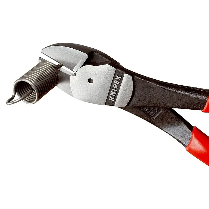 Knipex Kraftseitenschneider - Länge: 200 mm, Poliert - Anwendungsbeispiel