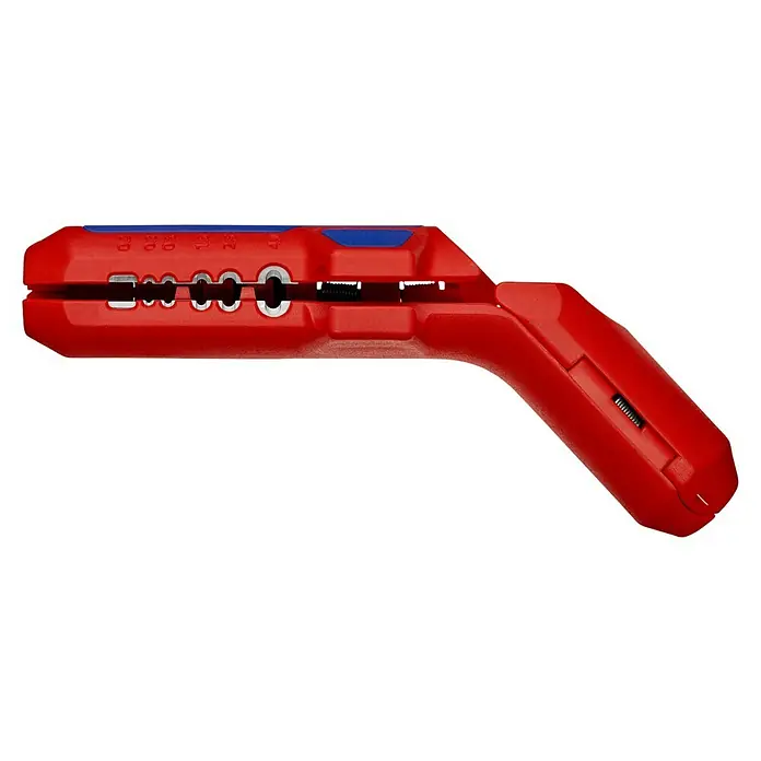 Knipex Universal-Entmanteler - Geeignet für: 0,2/0,3/0,8/1,5/2,5/4 mm² Kabelquerschnitt - Linke Seitenansicht