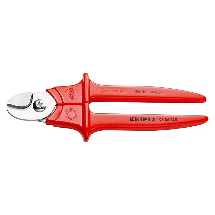Knipex Kabelschere - Schnittstärke: 16 mm, Chirurgiestahl - Linke Seitenansicht