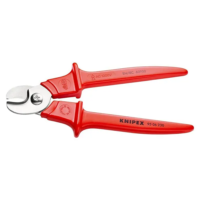 Knipex Kabelschere - Schnittstärke: 16 mm, Chirurgiestahl - Linke Seitenansicht