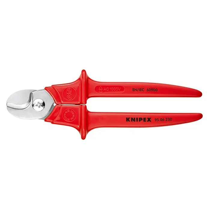 Knipex Kabelschere - Schnittstärke: 16 mm, Chirurgiestahl - Linke Seitenansicht