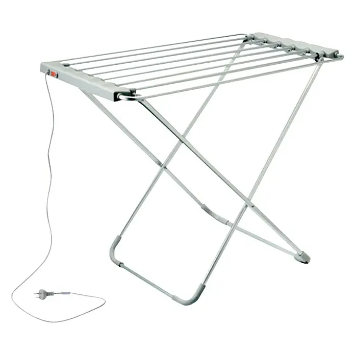 Tendedero de pie eléctrico - Gris, Ancho: 55 cm
