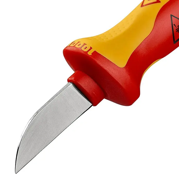 Knipex Kabelmesser - Schneide, Klingenlänge: 50 mm - Detailaufnahme