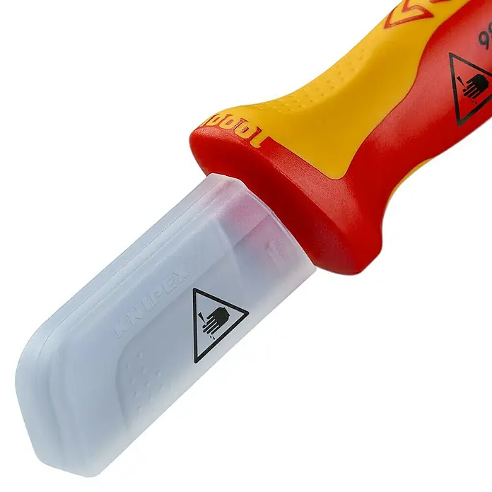 Knipex Kabelmesser - Schneide, Klingenlänge: 50 mm - Detailaufnahme