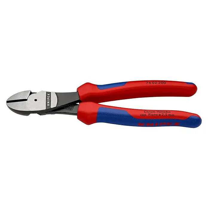 Knipex Kraftseitenschneider - Länge: 200 mm, Poliert - Linke Seitenansicht