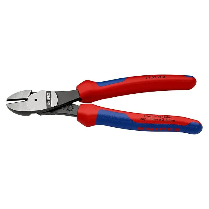 Knipex - Hosszúság: 200 mm, Polírozott - Bal profil nézet