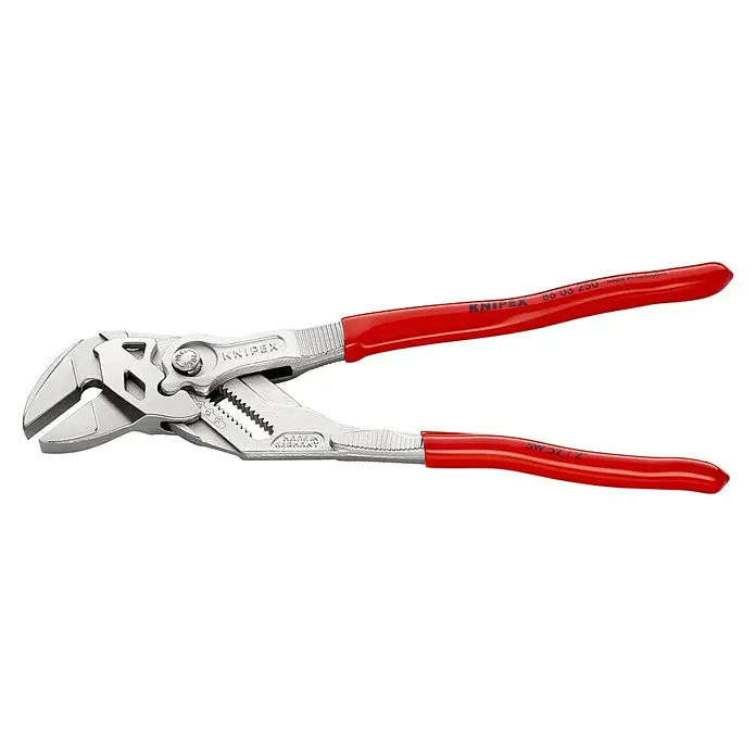 Knipex Zangenschlüssel - Greifkapazität Muttern: 46 mm, Vernickelt, Kunststoff überzogen - Linke Seitenansicht