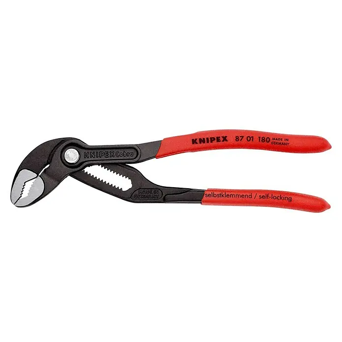 Knipex Vízpumpa fogó Cobra - Hosszúság: 180 mm - Bal profil nézet