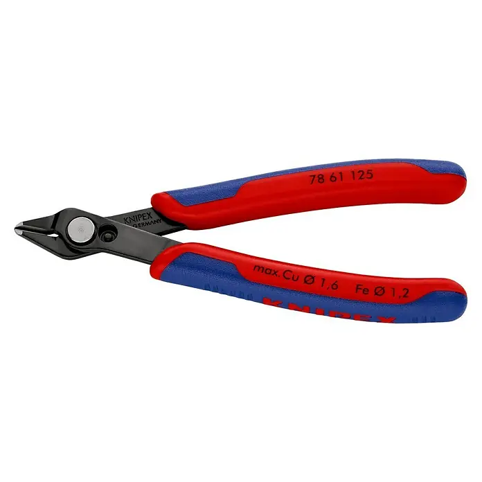 Knipex Drótcsupaszító Super-Knips - Hosszúság: 125 mm, Fogantyú anyaga: Többkomponensű tok - Bal profil nézet
