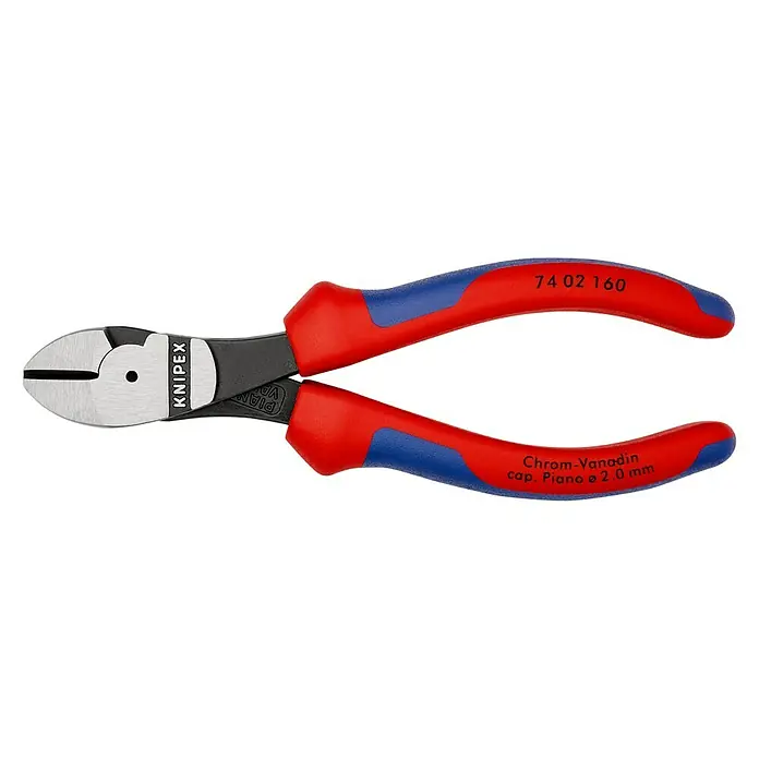 Knipex Kraftseitenschneider - Länge: 160 mm, Poliert - Linke Seitenansicht