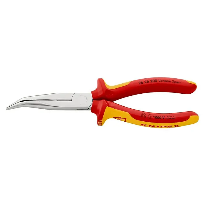Knipex Storchschnabelzange - Länge: 200 mm, Material Griff: Mehrkomponenten-Hülle - Linke Seitenansicht