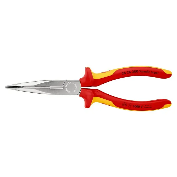 Knipex Storchschnabelzange - Länge: 200 mm, Material Griff: Mehrkomponenten-Hülle - Linke Seitenansicht