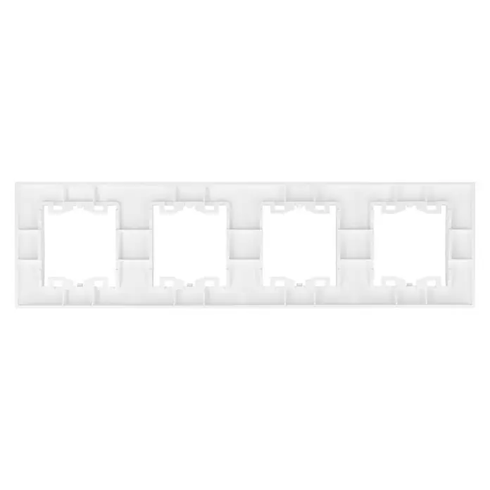 Voltomat VITA Marco - Blanco alpino, x 4, Horizontal, Plástico, Empotrado - Vista frontal