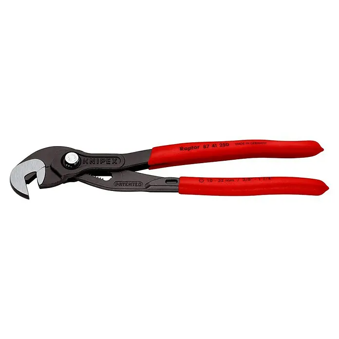 Knipex Schraubzange - Spannweite: 32 mm, Länge: 250 mm - Linke Seitenansicht