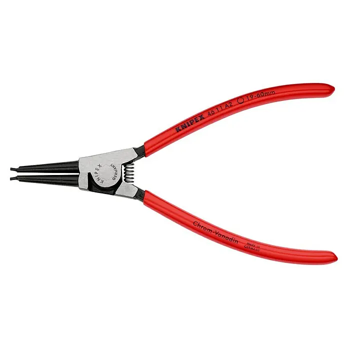 Knipex Sicherungsringzange - Länge: 180 mm, Geeignet für: Außenringe - Linke Seitenansicht