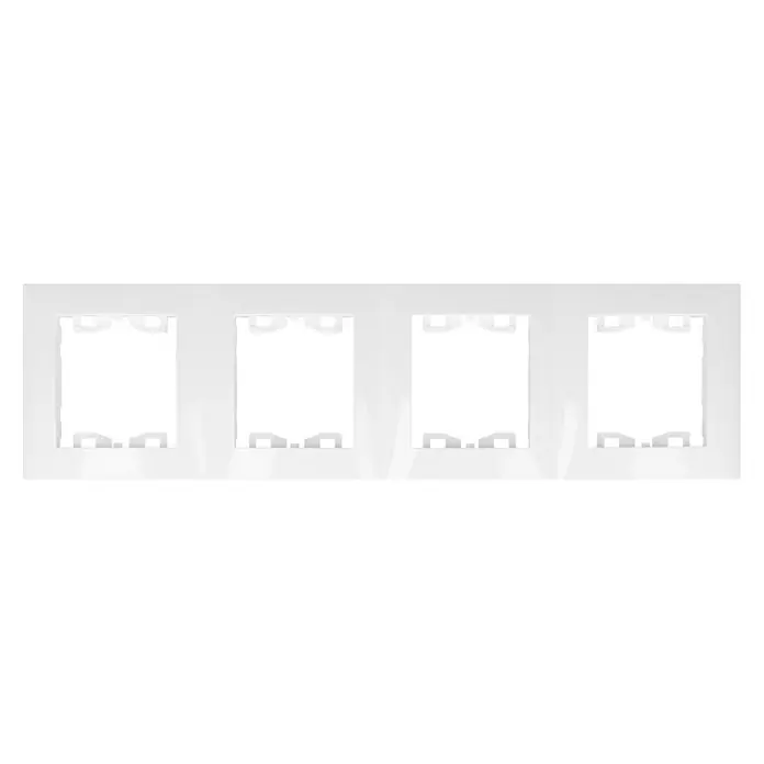 Voltomat VITA Marco - Blanco alpino, x 4, Horizontal, Plástico, Empotrado - Vista frontal