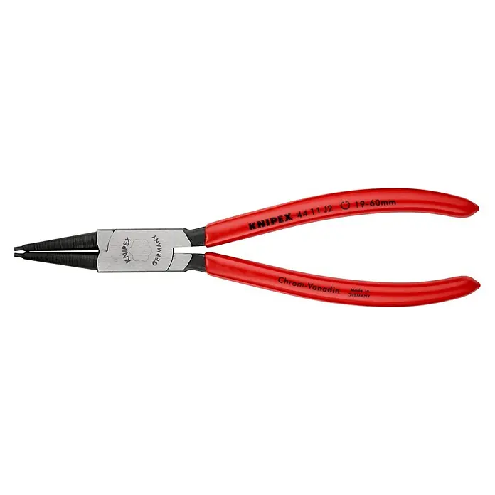Knipex Sicherungsringzange - Sicherungsringe in Bohrungen Ø 8 - 140 mm, Länge: 180 mm, Geeignet für: Innenringe - Linke Seitenansicht