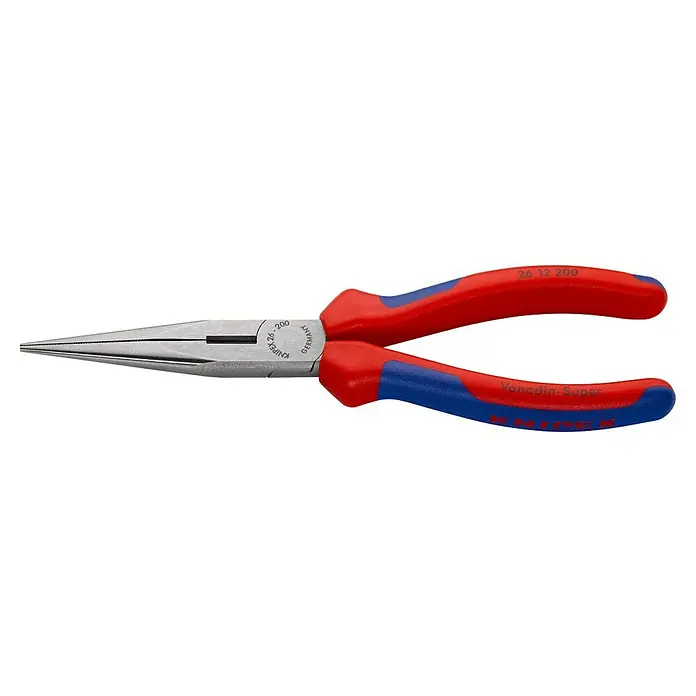 Knipex Flachrundzange - Flach-rund, Länge: 200 mm, Poliert - Linke Seitenansicht