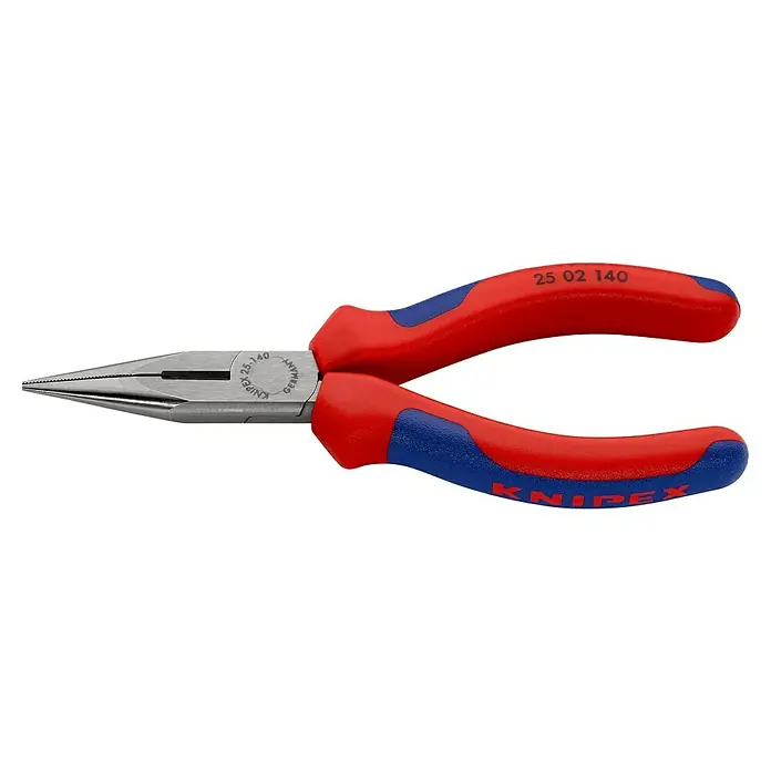 Knipex Flachrundzange - Flach-rund, Länge: 140 mm, Poliert - Linke Seitenansicht
