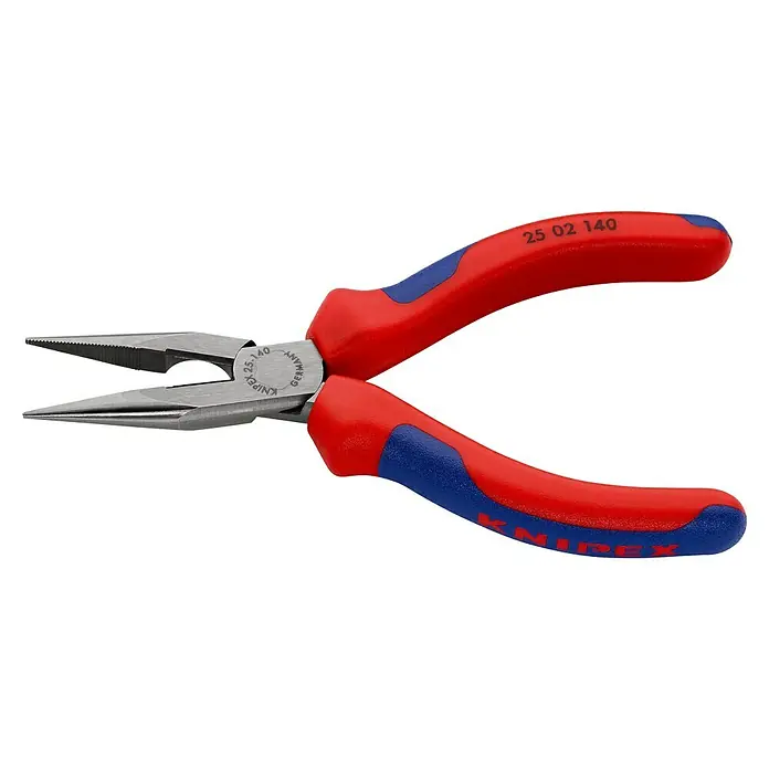 Knipex Flachrundzange - Flach-rund, Länge: 140 mm, Poliert - Linke Seitenansicht
