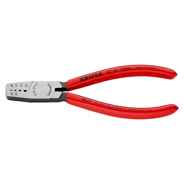 Knipex - Hosszúság: 145 mm, Fogantyú anyaga: Műanyag borítású - Bal profil nézet