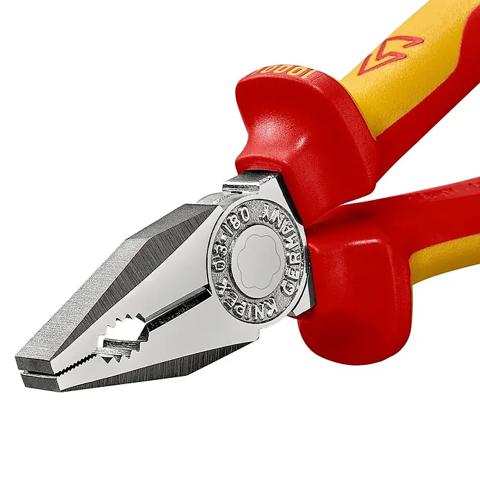 Knipex Kombizange - Länge: 180 mm - Detailaufnahme