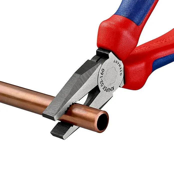 Knipex Kombizange - Länge: 160 mm, Gehärtete Schneiden, Poliert - Anwendungsbeispiel