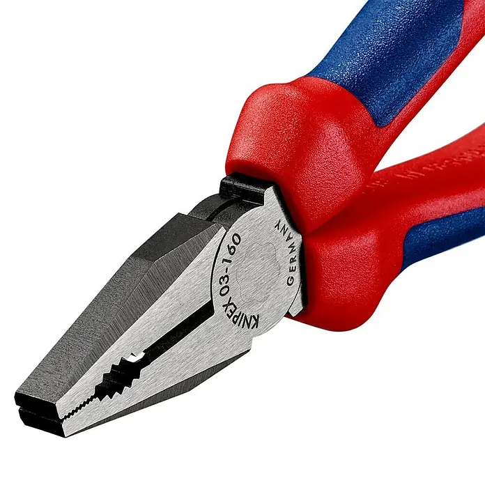 Knipex Kombizange - Länge: 160 mm, Gehärtete Schneiden, Poliert - Detailaufnahme