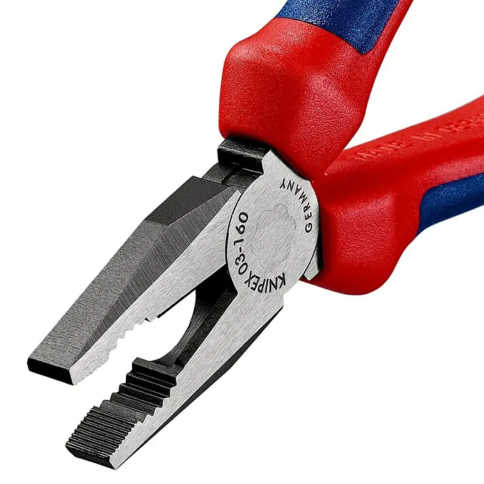 Knipex Kombizange - Länge: 160 mm, Gehärtete Schneiden, Poliert - Detailaufnahme