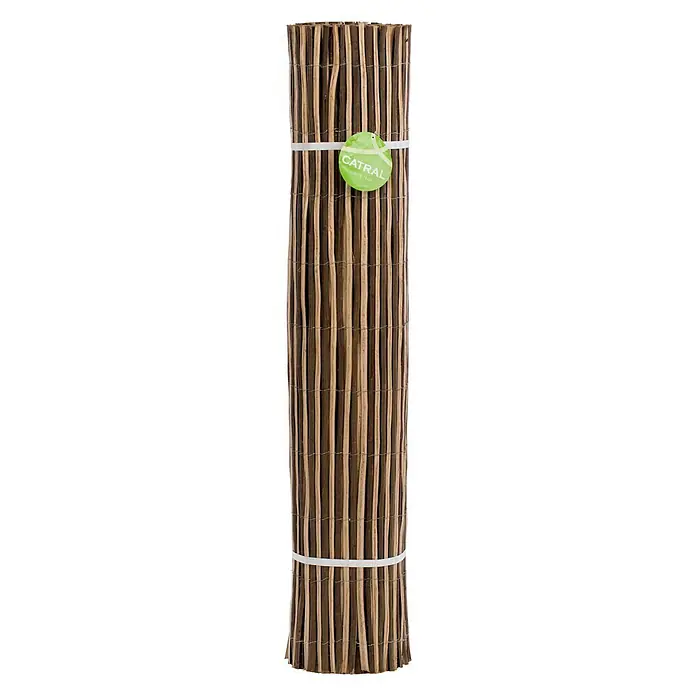 Ocultación de mimbre Partido Bicolor - Mimbre, L x Al: 3 x 1,5 m