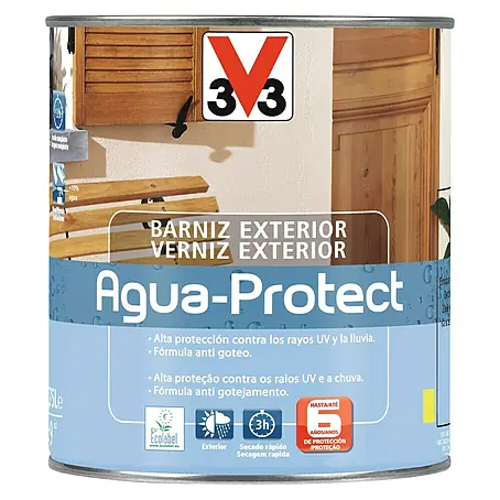 V33  Barniz para madera exterior Agua Protect