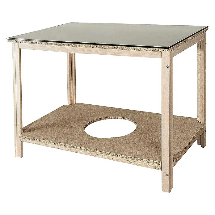 Cristal para mesa camilla rectangular - 102 x 65 cm