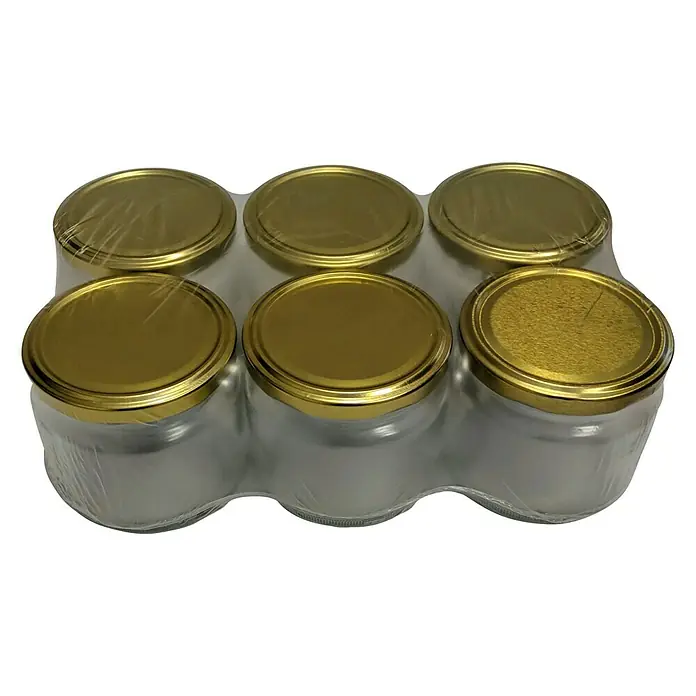 Set staklenki s poklopcem - 6-dij., 370 ml - Pogled odozgo
