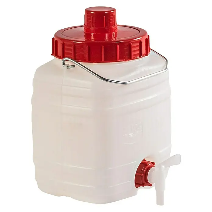 Bačvica za piće Demetra - 5 l, Plastika - Dijagonalni pogled