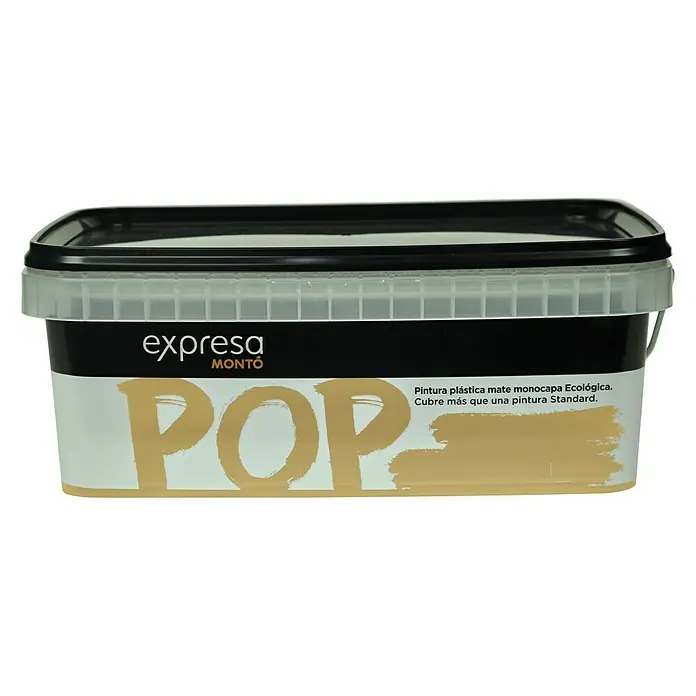 Montó Pop Pintura para paredes - Mostaza picante, 2,5 l, Mate